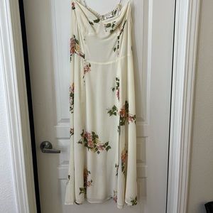 Flower print reformation dress size 12